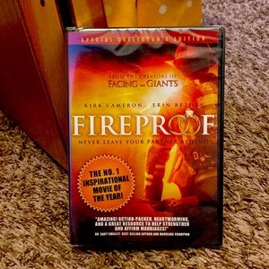 Fireproof movie on dvd sealed video with extra bonus music from casting crowns